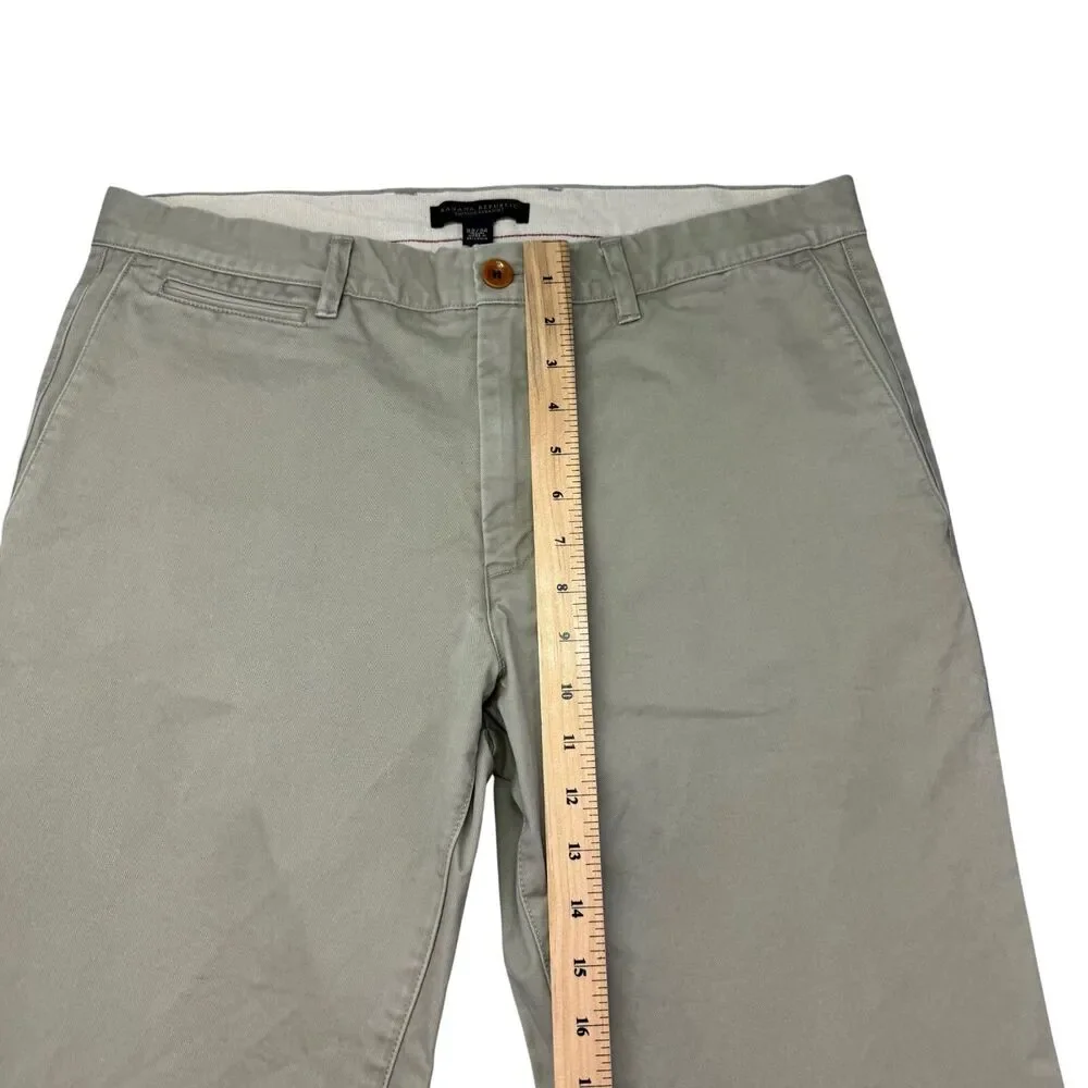Banana Republic Pants Men's 33 x 34 Beige Khaki Vintage Straight Business Preppy